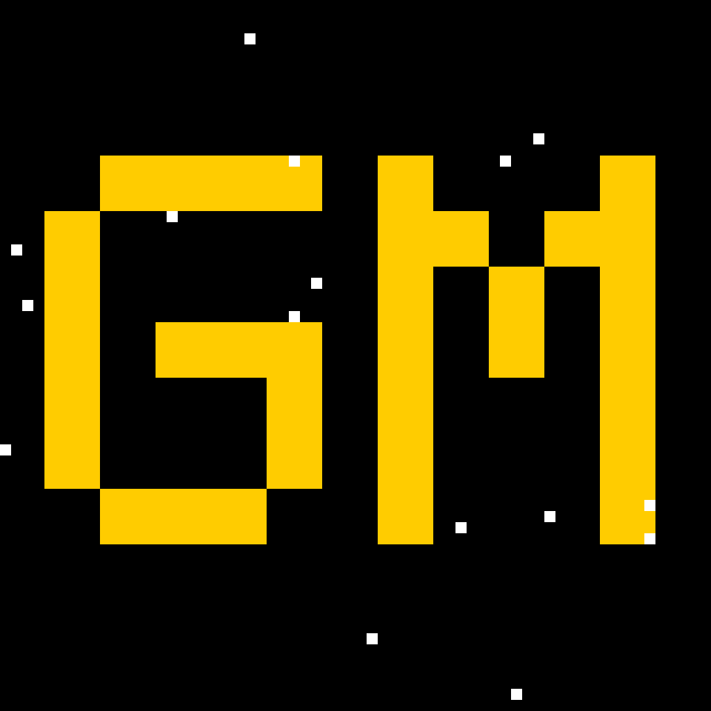 GIF89a #54 Solar Gold palette animated GM
